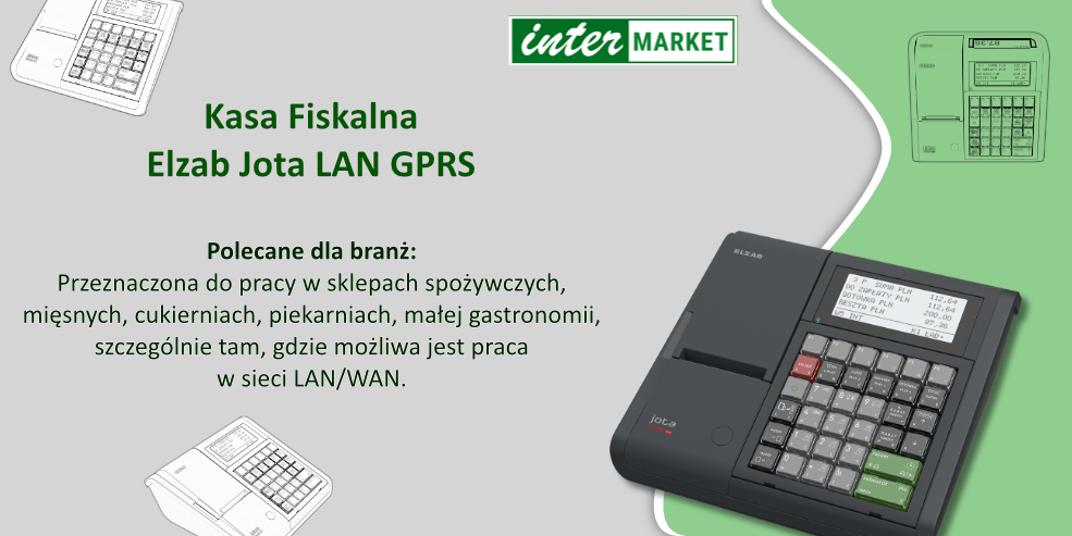 Kasa Fiskalna – Elzab Jota LAN GPRS - Inter Market Wrocław